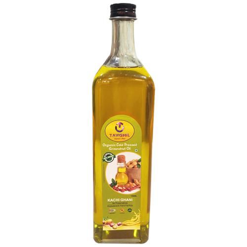Buy TAVISHIL Organic Cold Pressed Groundnut Oil - Kachi Ghani, No ...