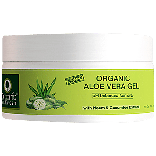 Buy Organic Harvest Aloe Vera Gel Enriched With Neem Cucumber For