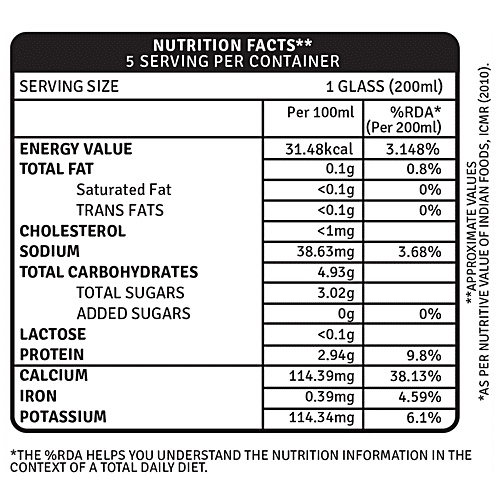 Buy Raw Pressery Lactose Free Skimmed Milk - With Calcium & Protein ...