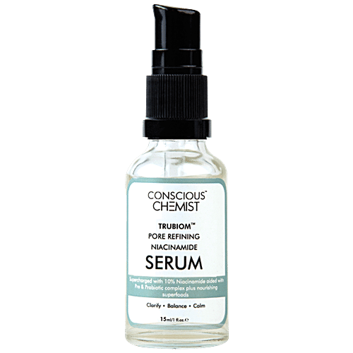 Buy Conscious Chemist Trubiom Pore Refining Niacinamide Serum - Boosts ...