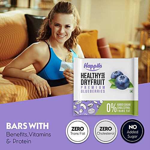 Buy Happilo Premium Blueberries Healthy Mini Dry Fruit Bar Online at ...