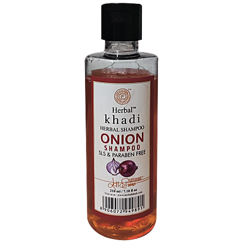 Khadi Natural Onion Shampoo/Cleanser, SLS & Paraben Free