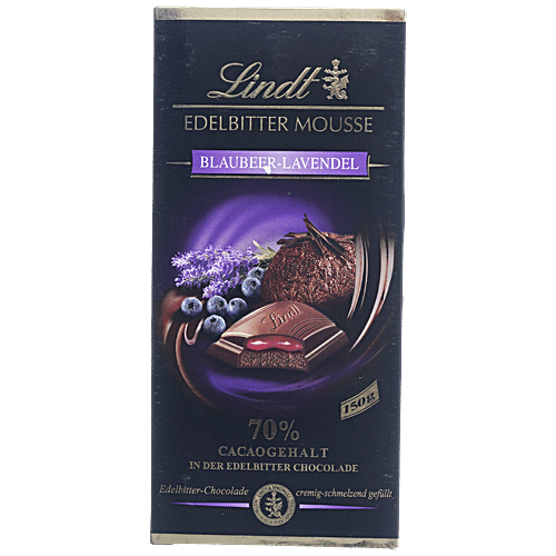 Buy Lindt Blaubeer Lavendel Dark Chocolate Bar - Fine Online at Best ...