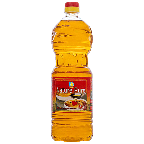 Buy NATURE PURE Rice Bran Oil - Refined, Vitamin A, D, E, Boosts ...