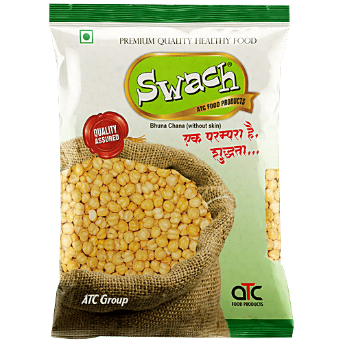 Swach Bhuna Chana Without Skin - High In Protein, Boosts Overall Energy,  250 g