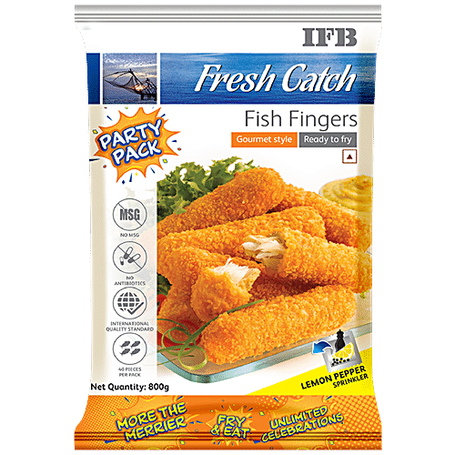 Buy IFB Fresh Catch Fish Fingers - Crispy & Crunchy, Ready To Fry ...