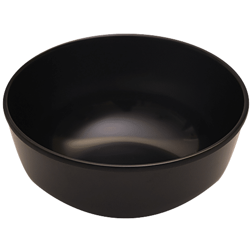 Buy Dinewell Veg Bowl - Black, Round, Melamine, BPA Free Online at Best ...