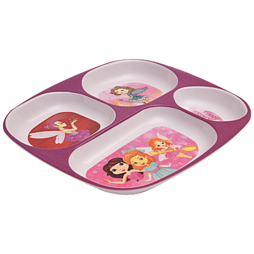 1pc Section Plates Set for Kids, Lunch Trays, Dishwasher Safe