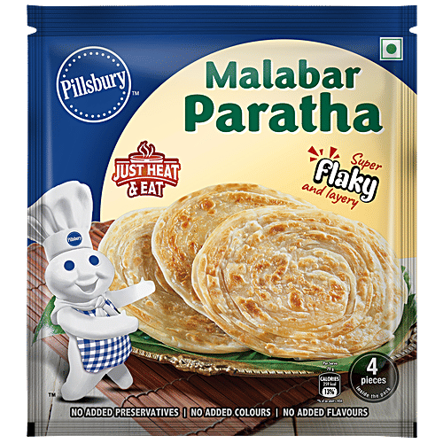 Buy Pillsbury Malabar Paratha - Crispy & Flaky, No Added Preservatives ...