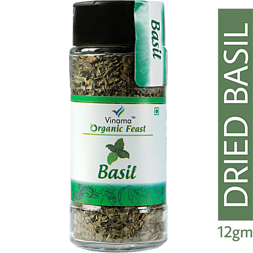 Vinama Organic Feast Basil Tasty Aromatic 12 g