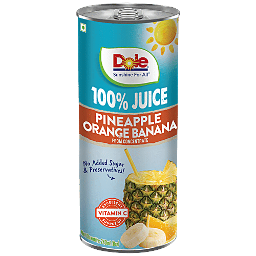 Buy Dole Pineapple Orange Banana - 100% Juice From Concentrate, No ...