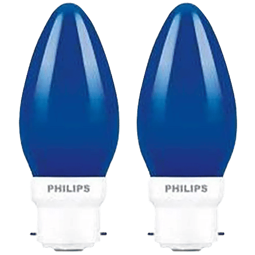 philips blue candle lights