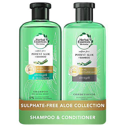 Buy Herbal Essences Potent Aloe & Bamboo Conditioner - Gives Strength ...