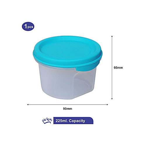 Buy Princeware Easy Store Round Package Container - Plastic, Leak Proof ...