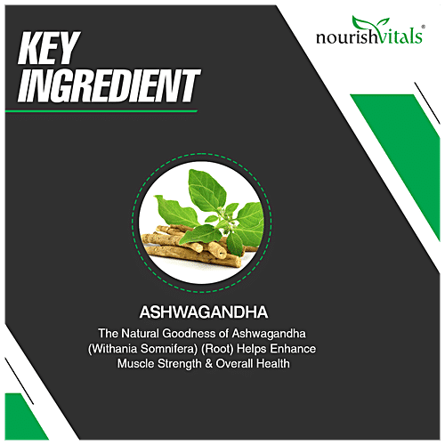 Buy Nourishvitals Ashwagandha500 Mg Capsules Stress Management For Muscle Strength Online At 6639