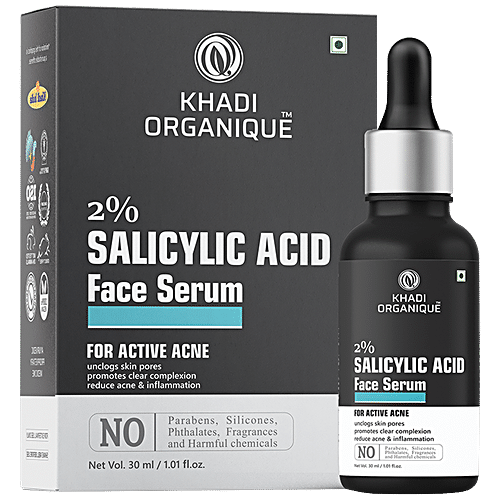 Buy Khadi Organique 2 Salicylic Acid Face Serum Promotes Clear Complexion Reduce Acne 