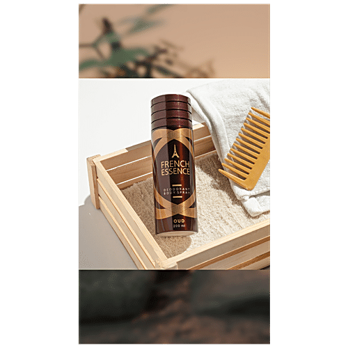 Buy FRENCH ESSENCE Deodorant Body Spray - Oud, Refreshing Fragrance ...