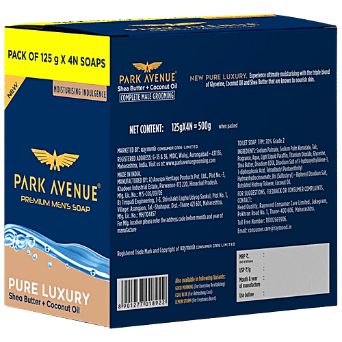 Park Avenue Luxury Soap, 4x125 g by wellness forever