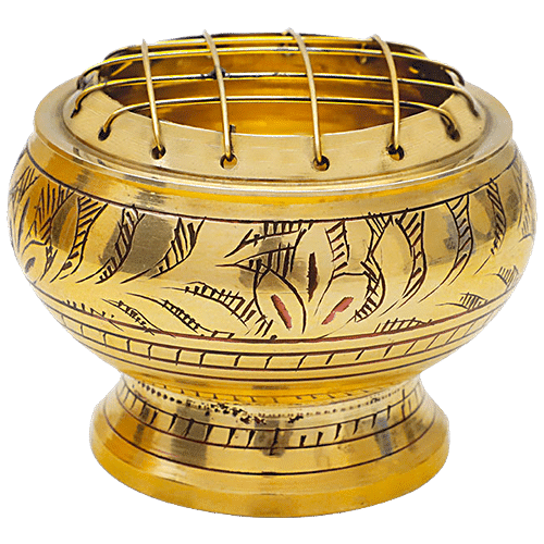 Buy Shubhkart Nitya Brass Dhoop Burnerincense Holder Puja Essential Durable Online At Best 6675