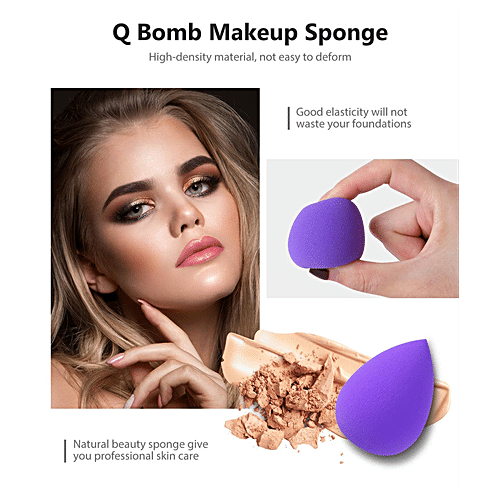 Buy MAJESTIQUE Face Sponge - Compact Powder Puff, Beauty Blender, Large  Grip Area, For Makeup Online at Best Price of Rs 115.84 - bigbasket