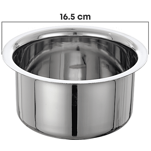 Buy Jensons Stainless Steel Flat Bottom Tope Strong Durable