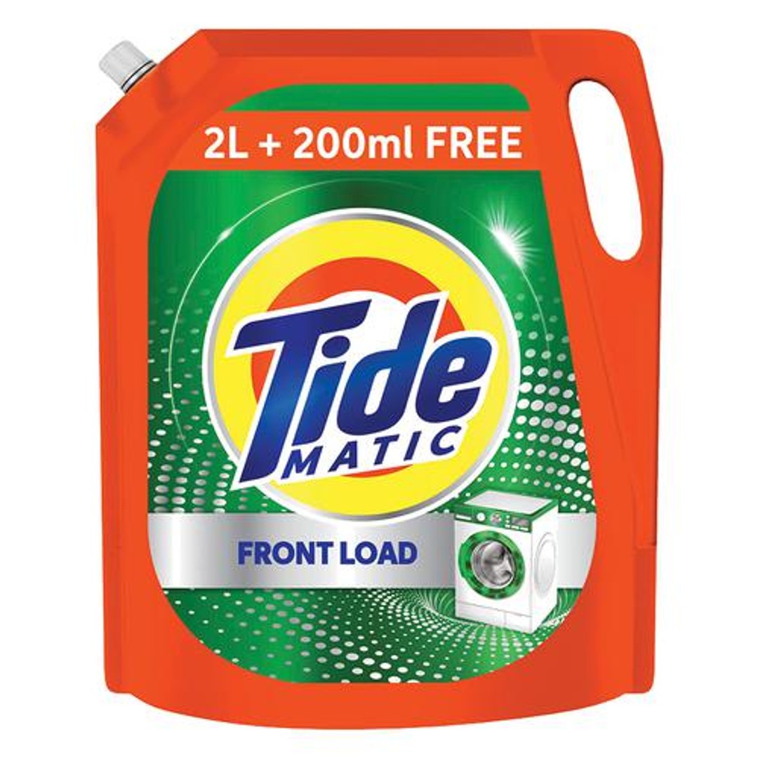 Buy Tide Matic Liquid Detergent - Front Load, Removes Stains & Gives ...