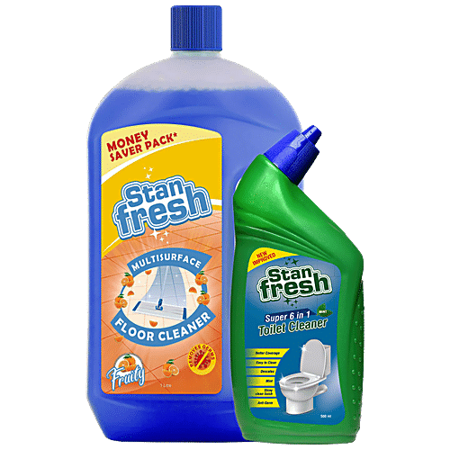 Buy Stanfresh Super In Toilet Cleaner Multi Surface Floor Cleaner Mint Fruity Online