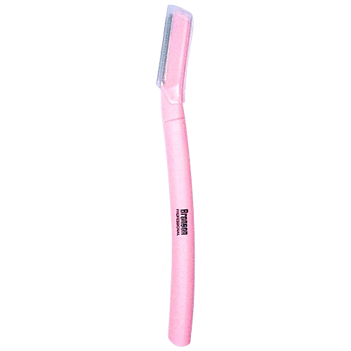 Bronson professional Face & Eyebrow Razor - Hair Removal, Easy To Use, Pink, 1 pc  