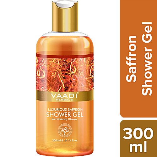 Buy Vaadi Herbals Luxurious Saffron Shower Gel Whitens The Skin