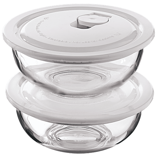 Buy Lucky Glass Thailand Glassmate Mixing Bowls With Airtight Lid ...