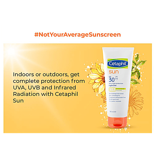 Buy Cetaphil Sun Spf 30 Light Gel - For Sensitive Skin, Body & Face 