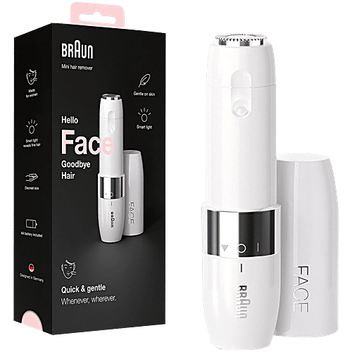 Buy Braun Face Mini Hair Remover - Electric, FS1000, With Smartlight ...