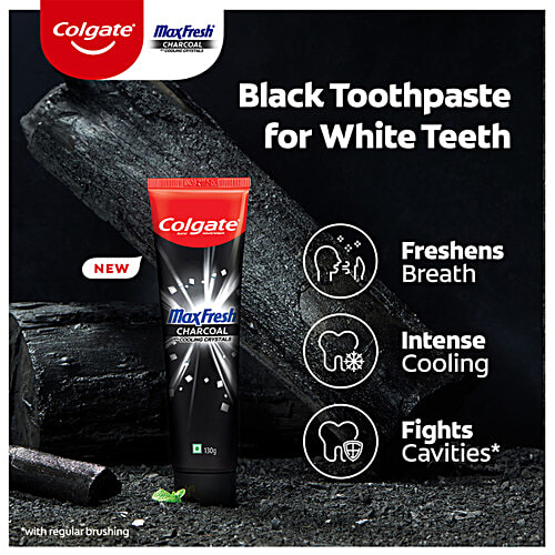 Buy Colgate MaxFresh Charcoal Toothpaste - With Cooling Crystals ...