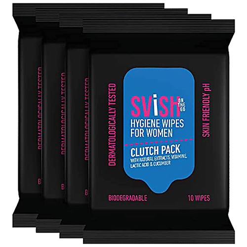 Buy Svish On The Go Intimate Hygiene Wipes For Women Cucumber