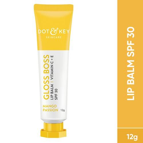 Buy Dot And Key Gloss Boss Lip Balm With Vitamin C E Spf 30 Mango