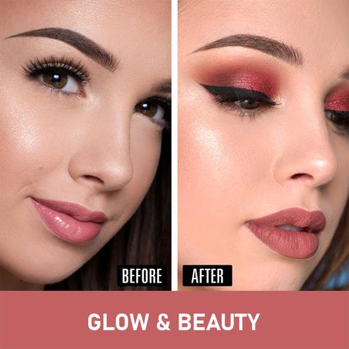 Half N Half Beauty & Glow Ultra Pro Makeup Palette - Eyeshadow & Highlighter, Multicolour, 18 g 03 Hidden Story 