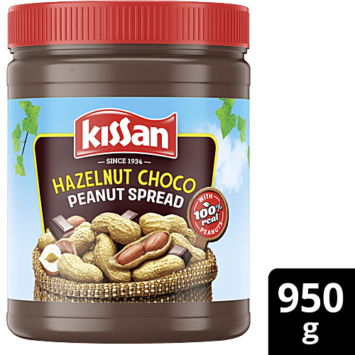 Buy Kissan Hazelnut Choco Peanut Spread Protein Rich Dark