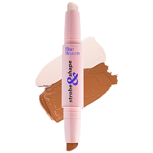 Buy Blue Heaven Strobe & Shape Highlighter & Contour Duo Stick - Creamy ...