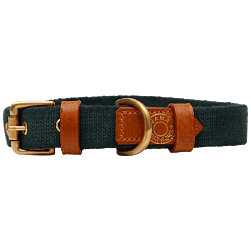 Buy Vama Leathers Dog Cotton Collar - Eco-Friendly, Sweat Free, Fits 12 ...