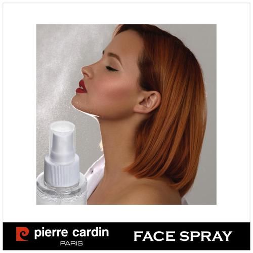 Pierre Cardin Paris Make-Up Fixing Face Spray - With Aloe Vera, Long-lasting Moisturising, 110 ml  