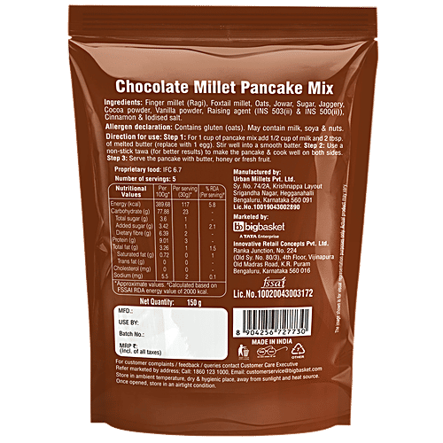 Buy GoodDiet Chocolate Millet Pancake Mix Online At Best Price Of Rs 99 ...