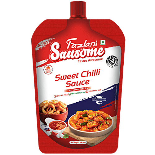 Buy Fazlani Sausome Sweet Chilli Sauce Gluten Free, Vegan Online at