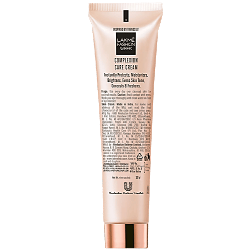 Buy Lakme 9to5 Cc Complexion Care Cream - Frappe, All-in-1, With Spf 30 