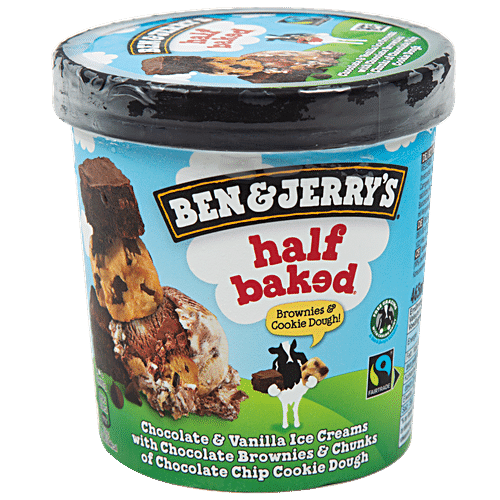 Buy BEN & JERRY'S Half Baked Brownies & Cookie Dough Ice Cream Online ...