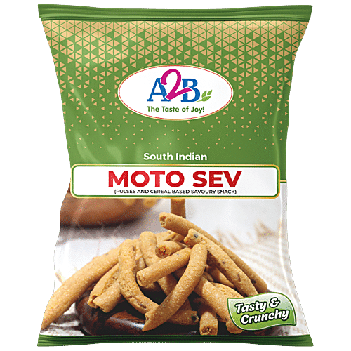 Buy A2B Mota Sev - Cereal & Pulses Based Savoury Snack Online At Best ...