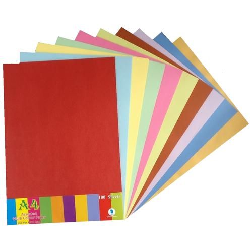 Bview Art 100 Sheets Colored Paper A4 Colored Printer Paper Color