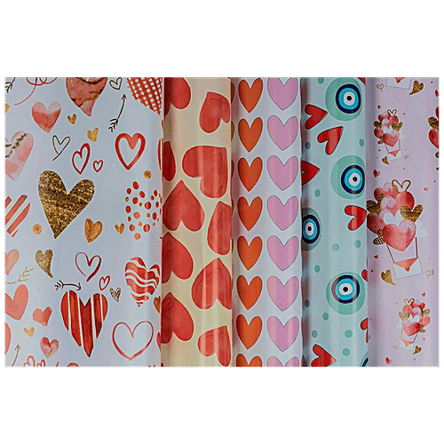 Buy SE7EN Gift Wrapping Paper Roll Premium Quality, Assorted Online