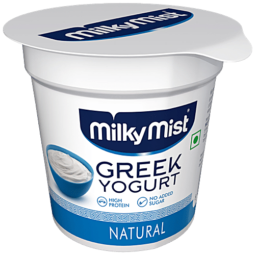 Buy Milky Mist Greek Yogurt - Natural, High Protein, No Added Sugar ...