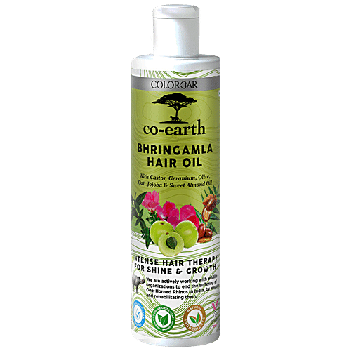 Buy ColorBar Co-Earth Bhringamla Hair Oil - For Shine & Growth ...