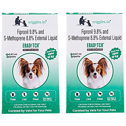 Flea and tick clearance spot on for dogs